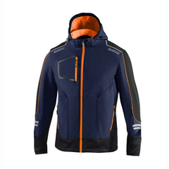 Jacka Softshell Sparco Tech Blå/Orange