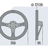Ratt Sparco Mod TARGA 350 Läder