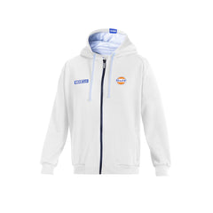 Hoodie Sparco Gulf zip Vit