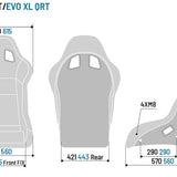 Stol Sparco Evo XL / III QRT
