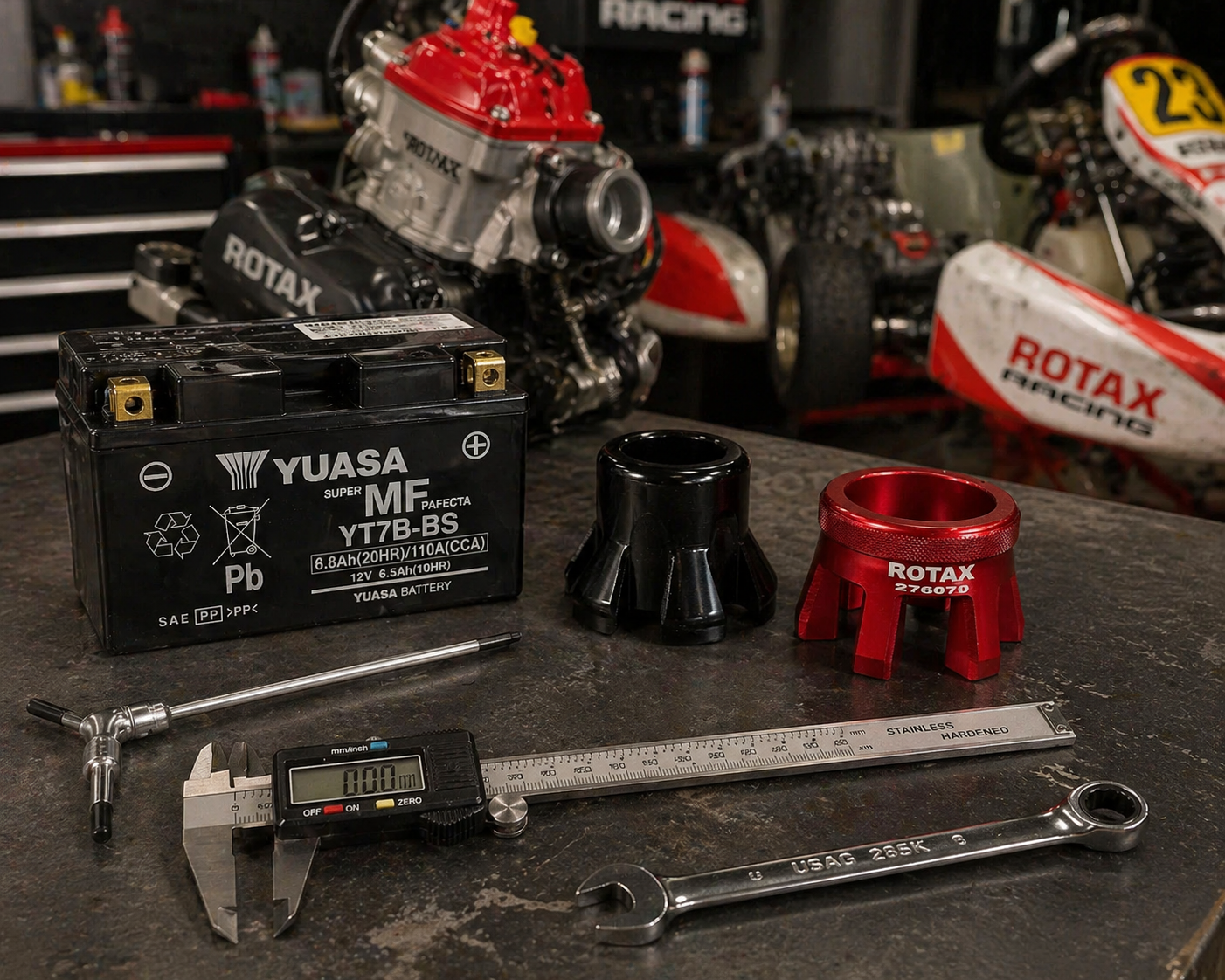 Verktyg för Rotax Max – allt för service och underhåll