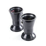Bakfälg 210 mm aluminium svart, AMV 2-Pack