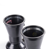 Bakfälg 210 mm aluminium svart, AMV 2-Pack