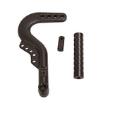 Universal Smidd Aluminiumpedal – Broms/Gas svart