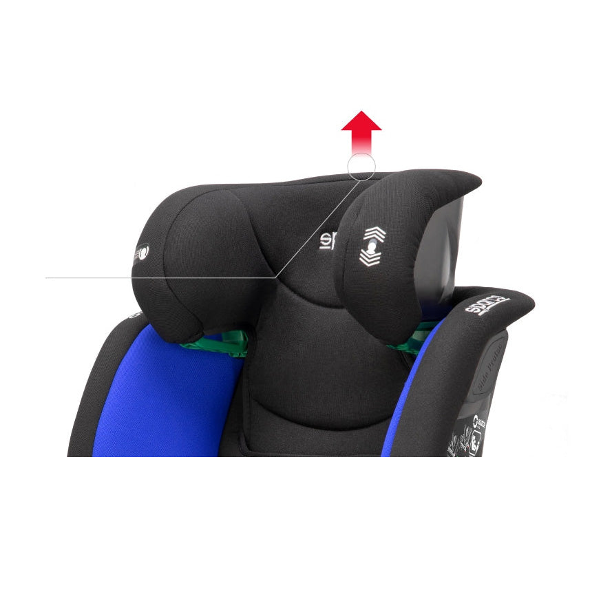 Bilbarnstol Sparco SK2000I Röd
