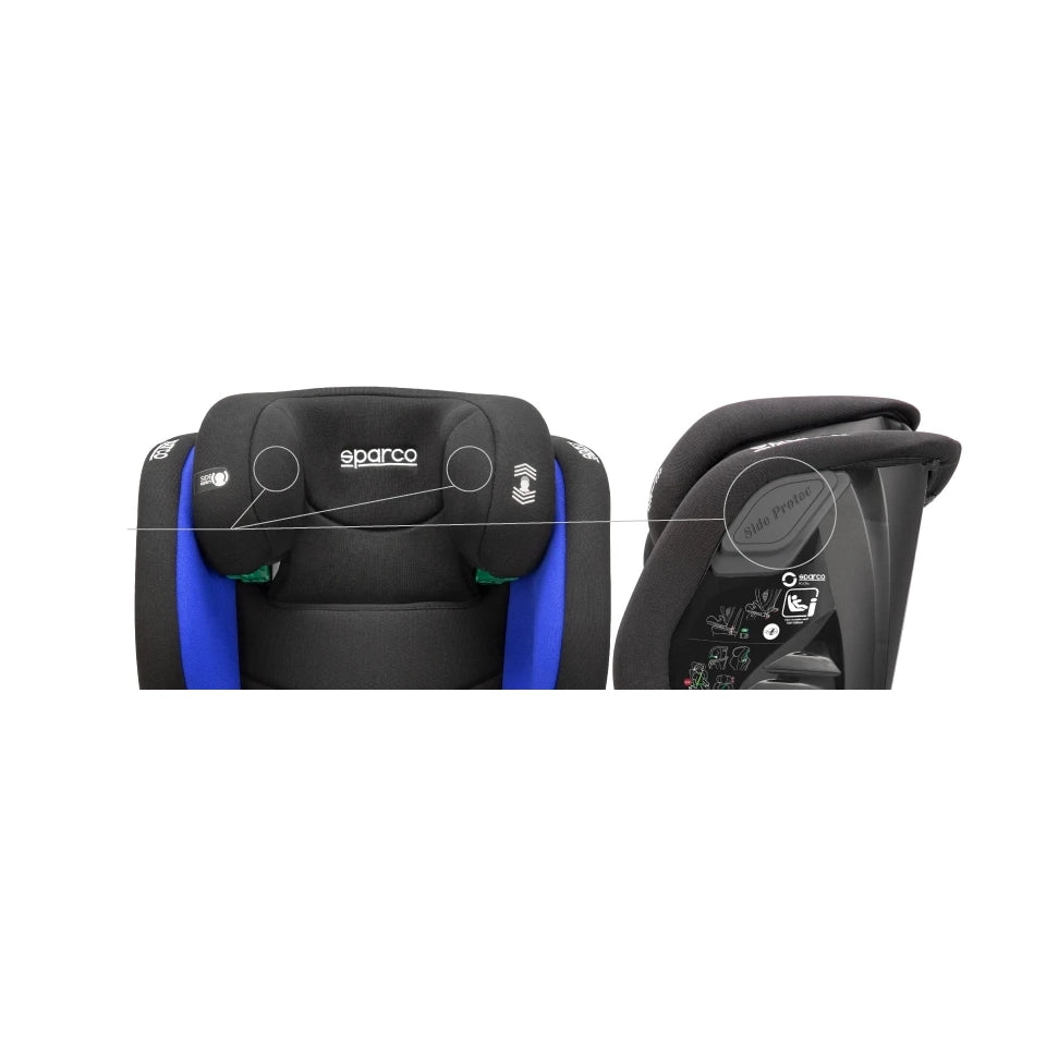 Bilbarnstol Sparco SK2000I Grå