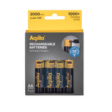 Aqiila Uppladdningsbart USB-C Lithium batteri AA 1,5V 4-pack