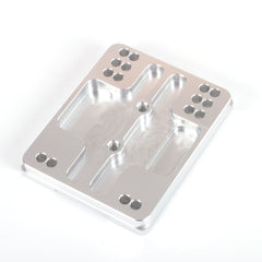 Motorplatta övre,plan, För Justerbart Fäste, Aluminium