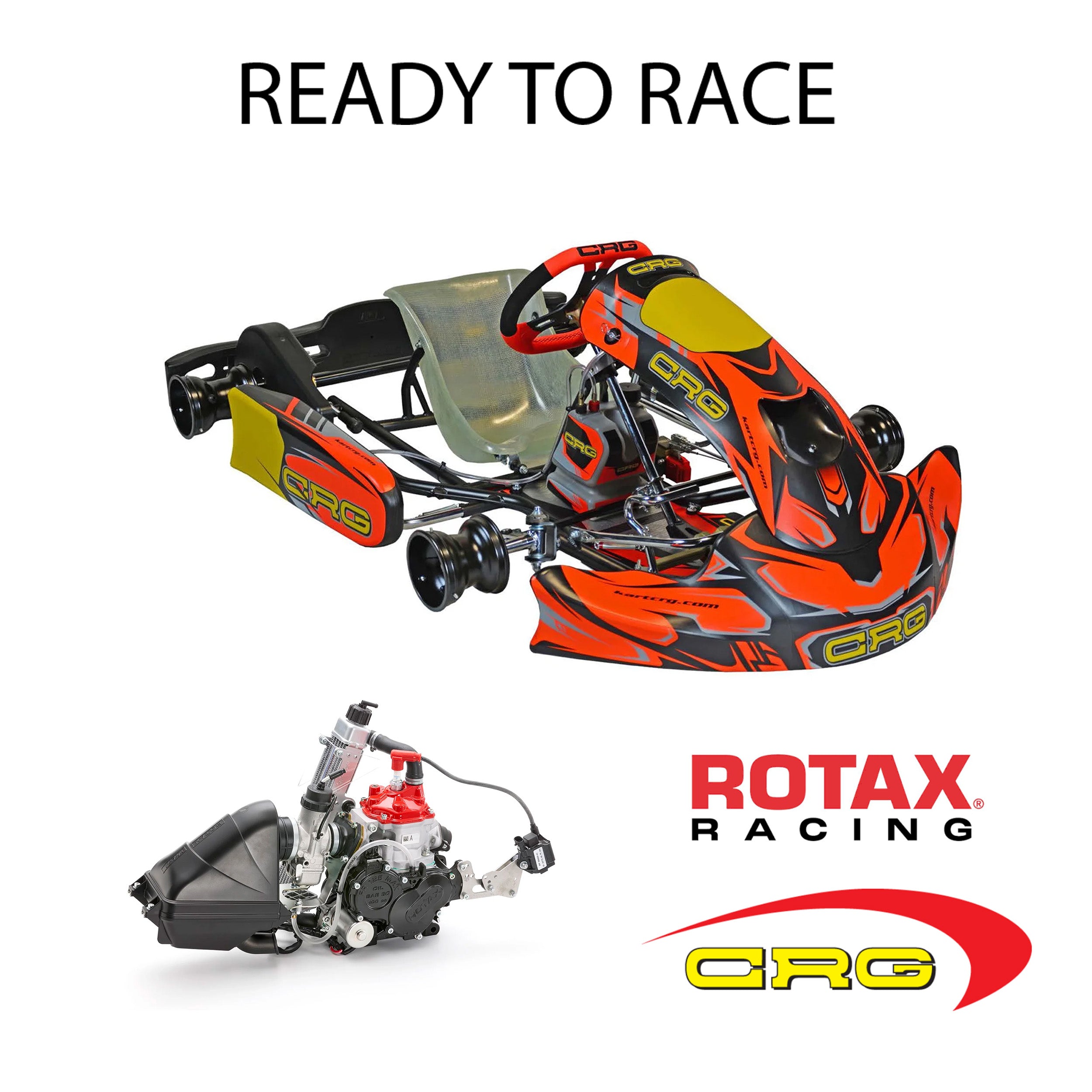 Race Ready CRG Black Mirror + Rotax 125 Max Mini