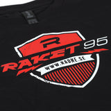 Raket T-shirt svart Barn XL