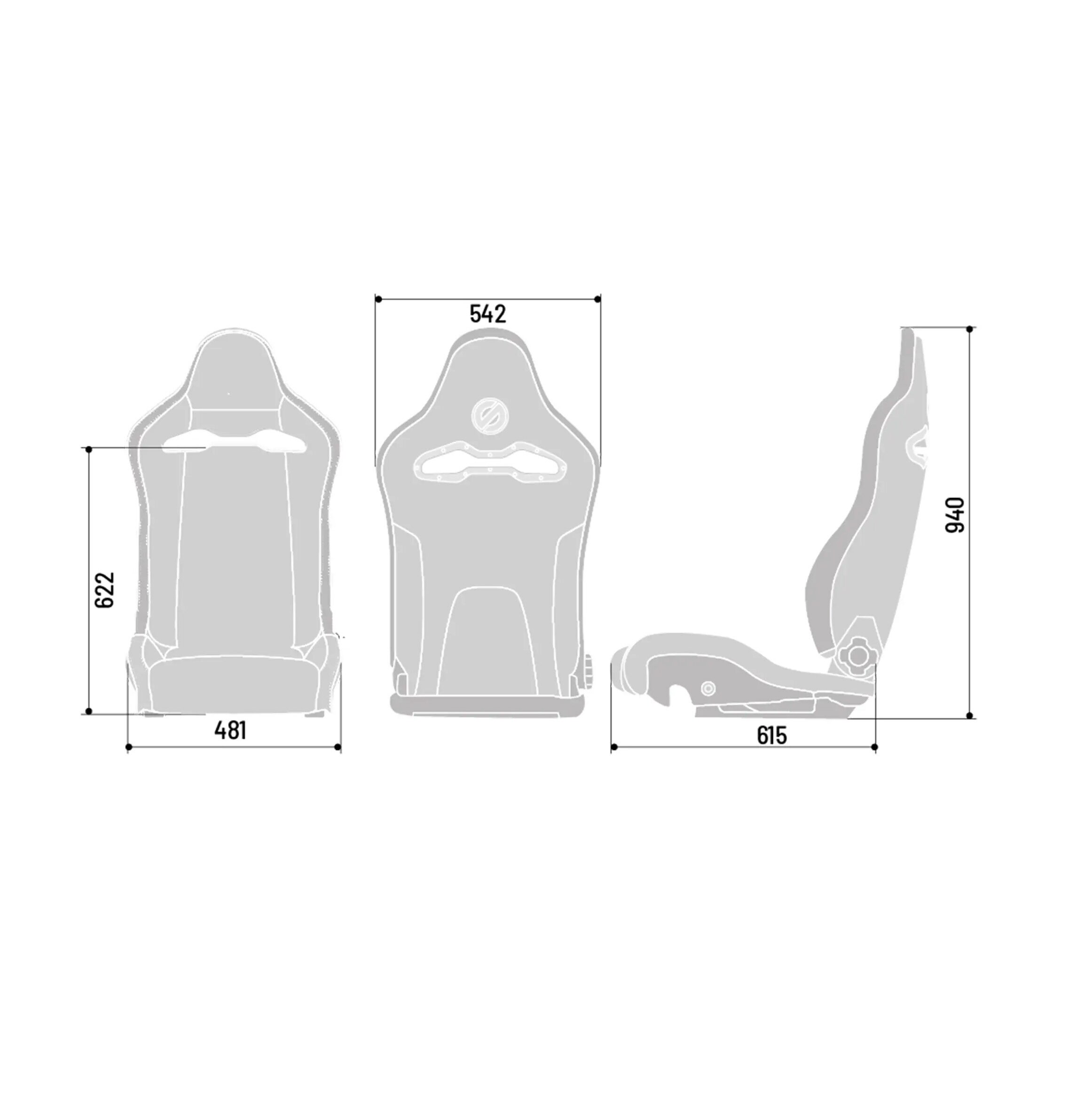 Stol Sparco SPX Passagerare