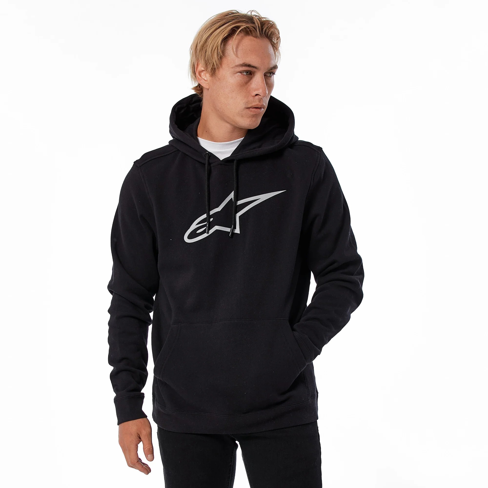 Hoodie Alpinestars Ageless V2 Svart/Grå