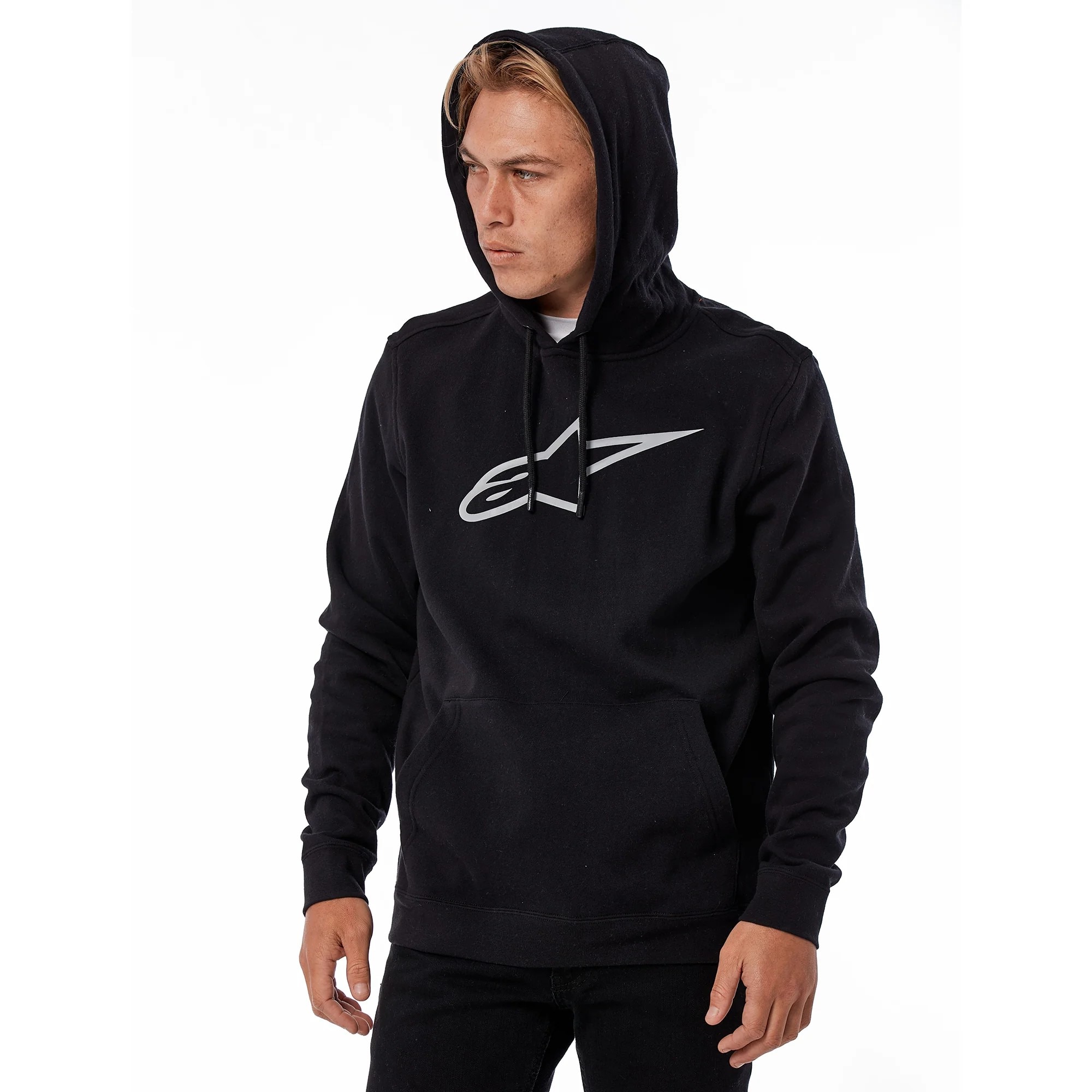 Hoodie Alpinestars Ageless V2 Svart/Grå