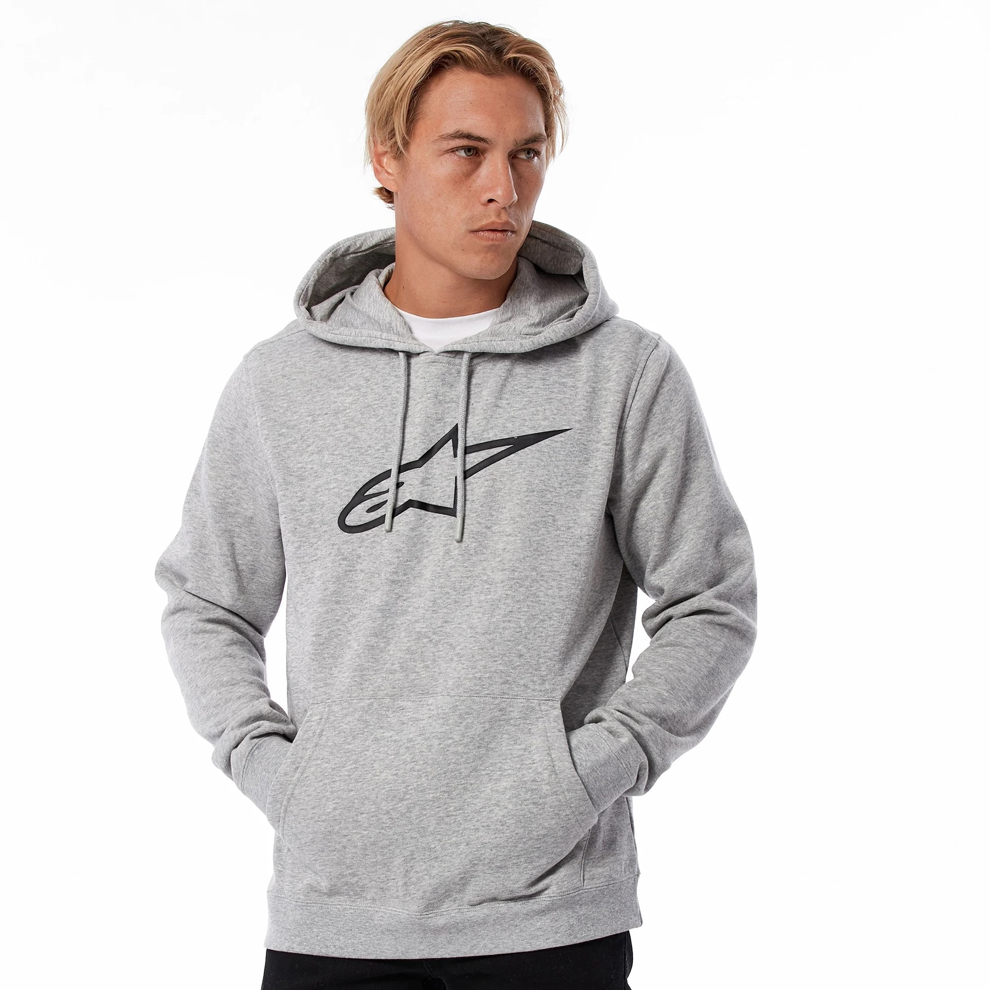 Hoodie Alpinestars Ageless V2 Gråmelerad