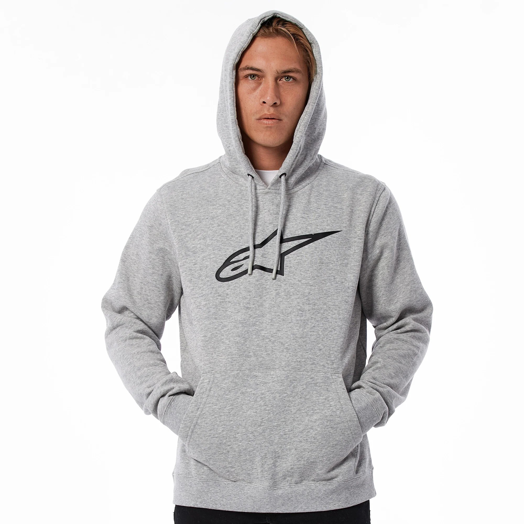 Hoodie Alpinestars Ageless V2 Gråmelerad