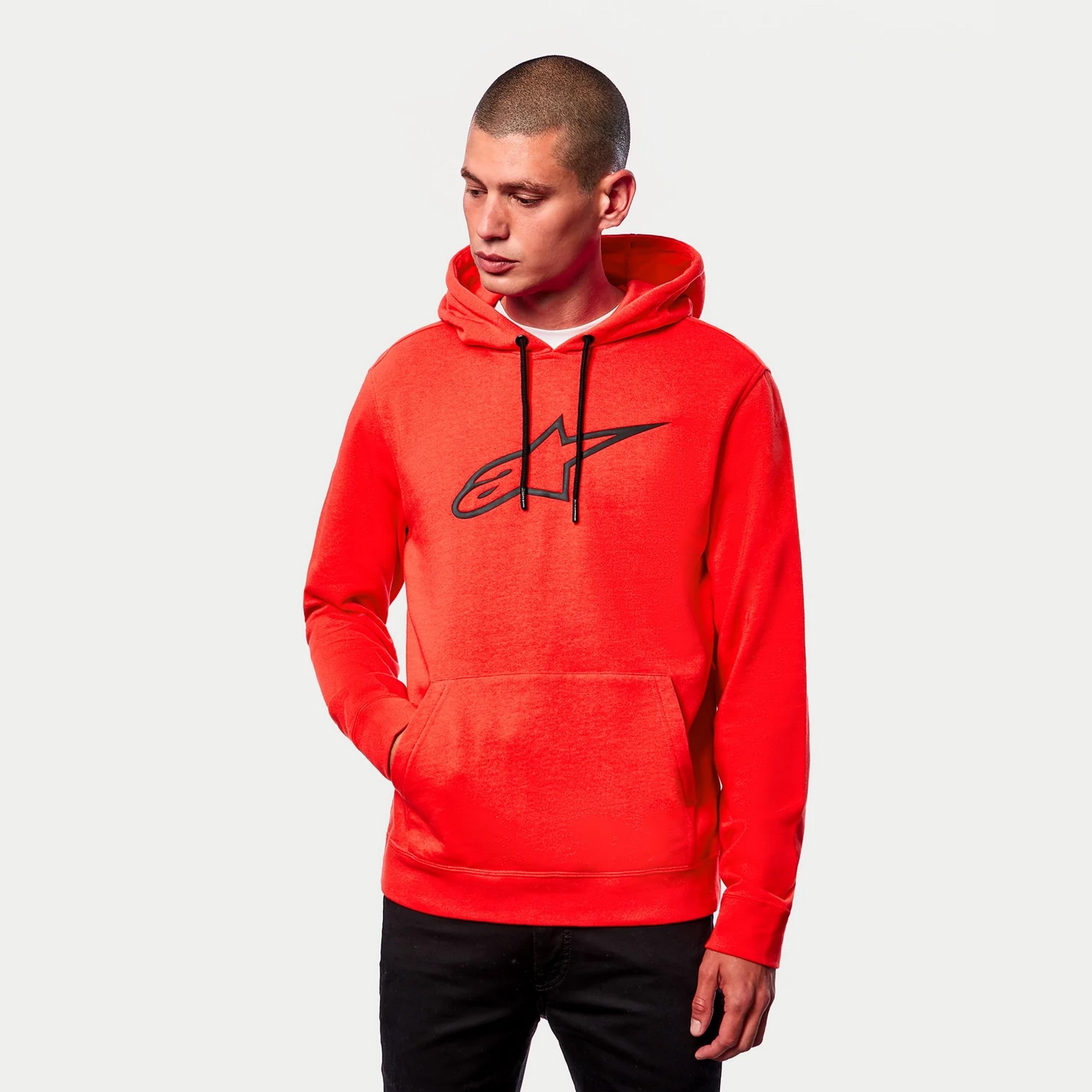 Hoodie Alpinestars Ageless V2 Röd/Svart