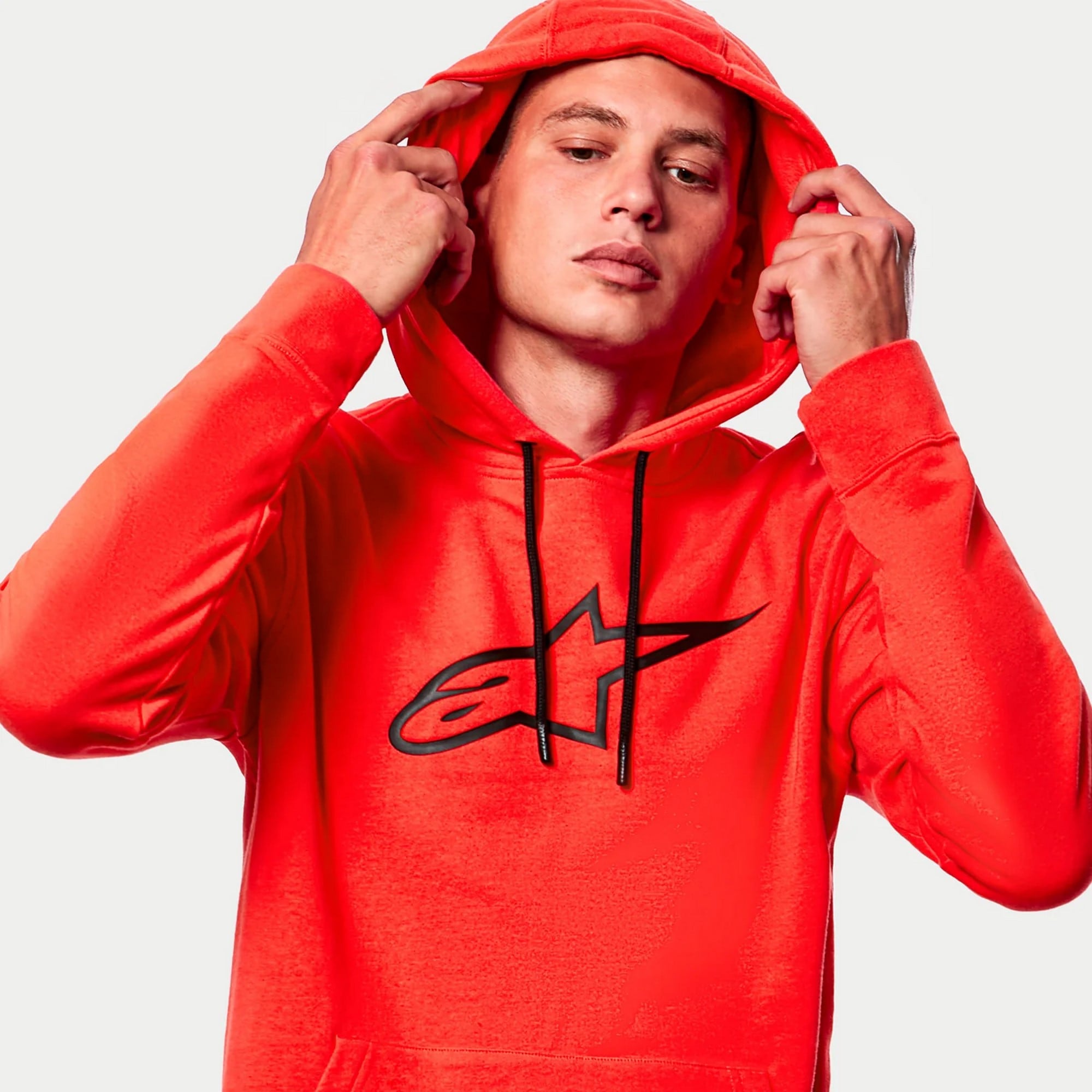 Hoodie Alpinestars Ageless V2 Röd/Svart