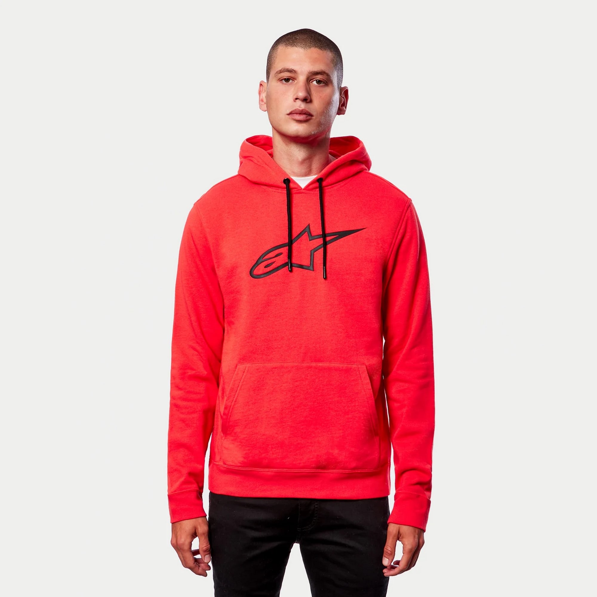 Hoodie Alpinestars Ageless V2 Röd/Svart