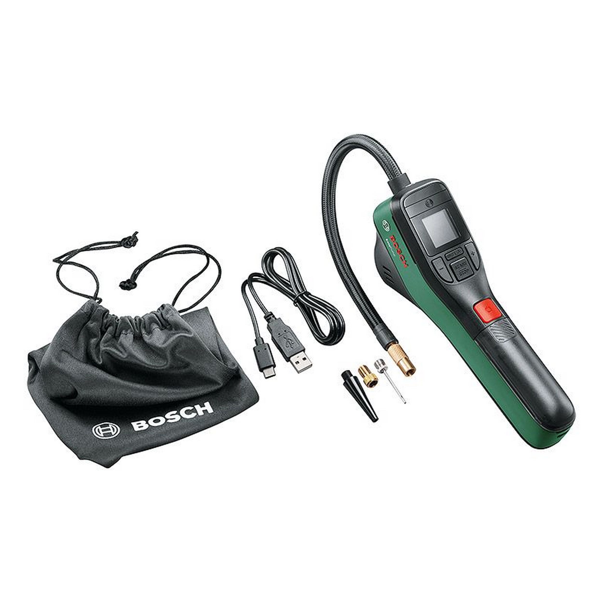 Bosch EasyPump Luftpump med lufttrycksmätare