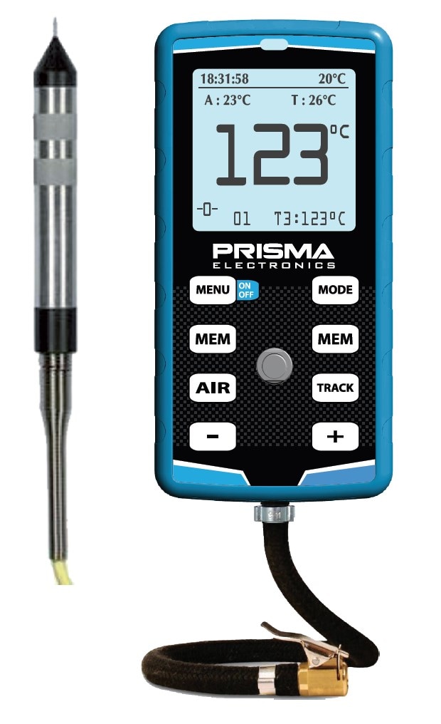 Lufttrycksmätare + Pyrometer HIPREMA 4