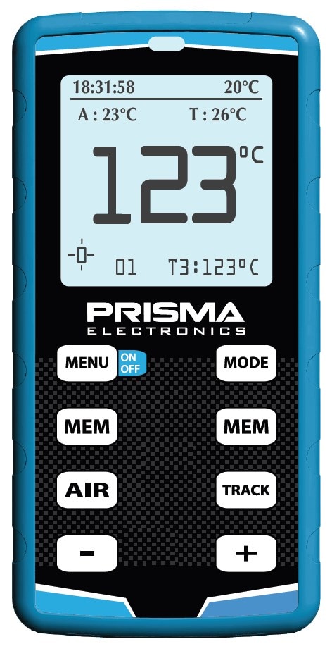 Lufttrycksmätare + IR-Temperatur HIPREMA 4