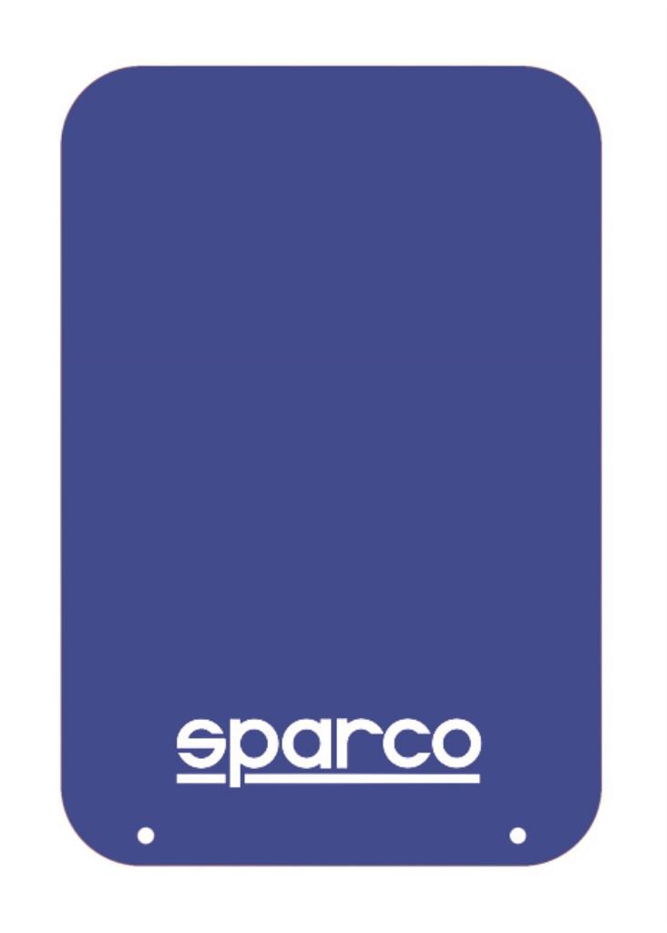 Stänkskydd Sparco ej FIA Blå