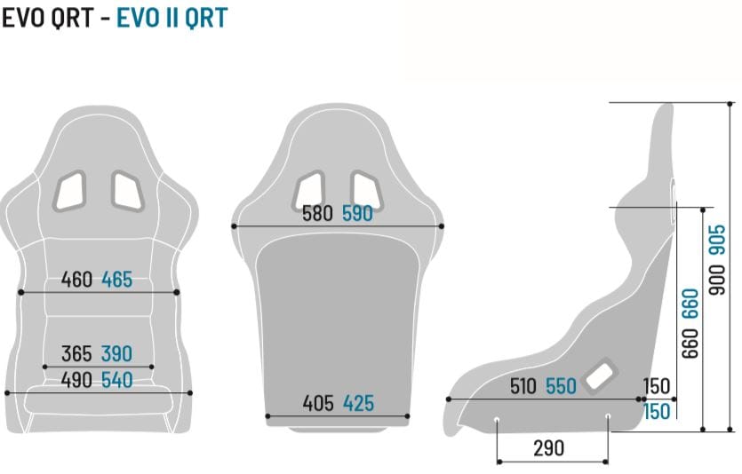 Stol Sparco EVO II / L QRT