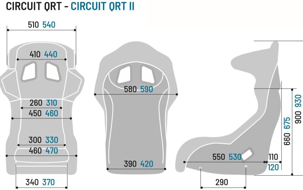 Stol Sparco CIRCUIT QRT