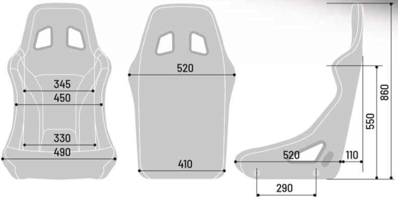 Stol Sparco Sprint Sky