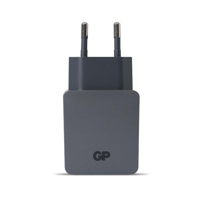 GP Väggladdare med 2 USB-portar WA51, USB-A + USB-C