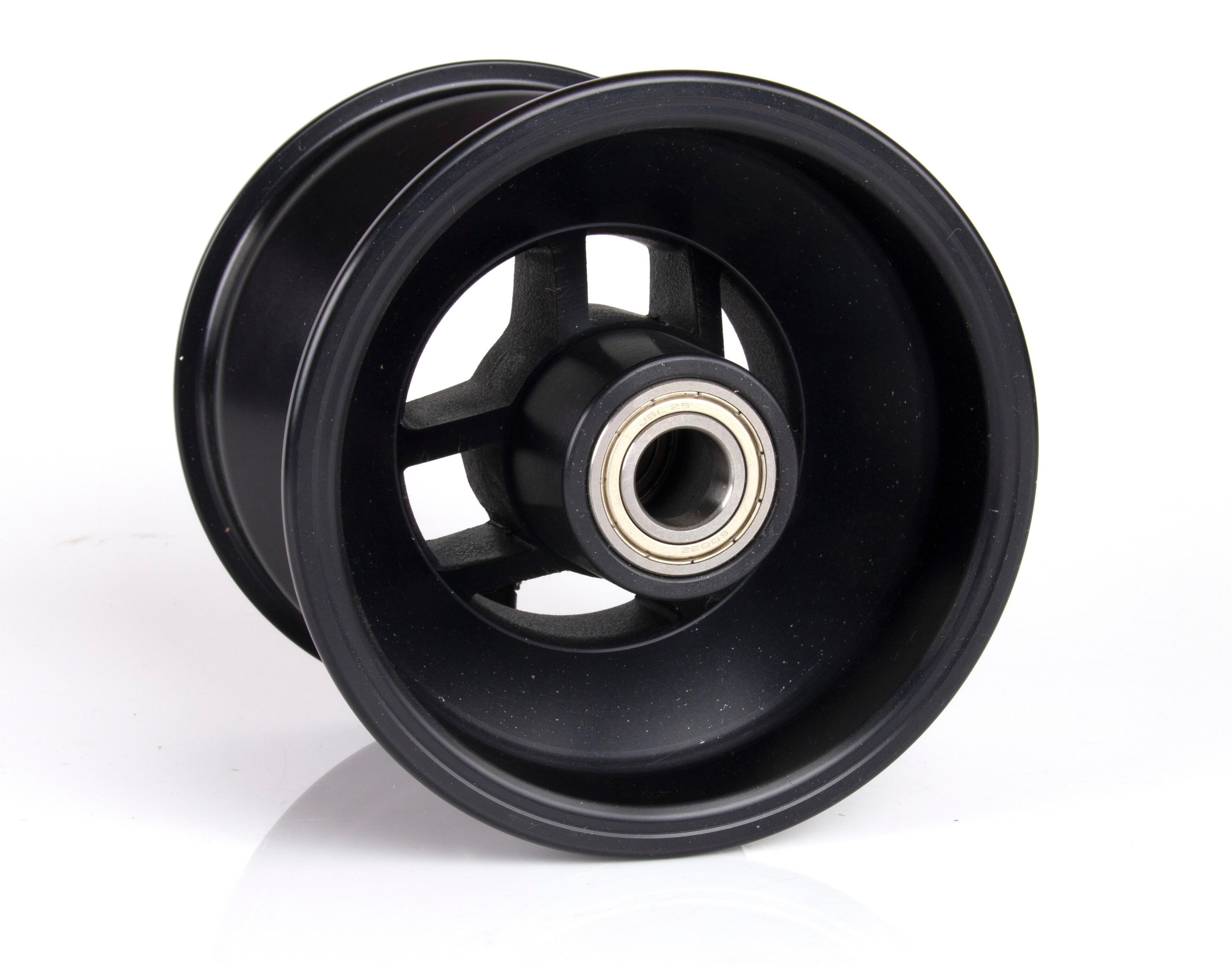 Framfälg 120 mm aluminium svart, AMV
