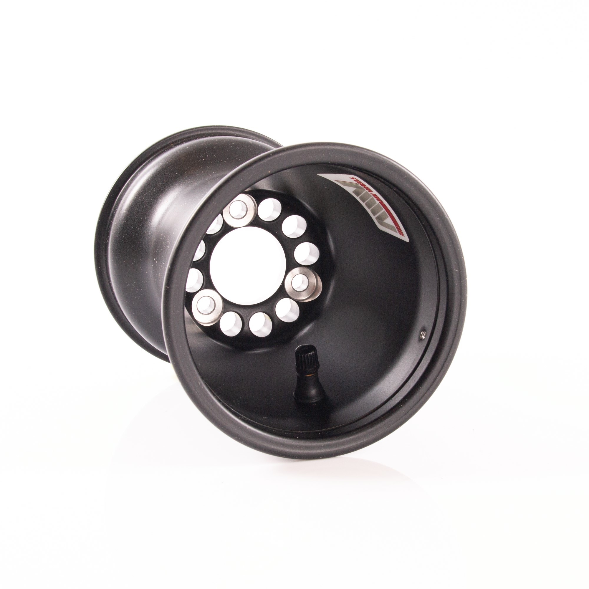 Bakfälg  AMV 9F Aluminium 180 mm Svart