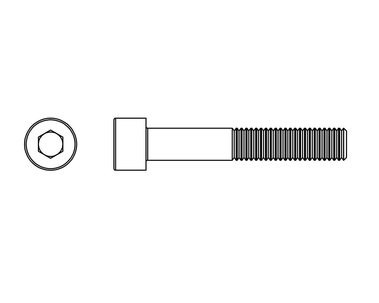 Insexskruv 4 x 16 12,9, 10 pack