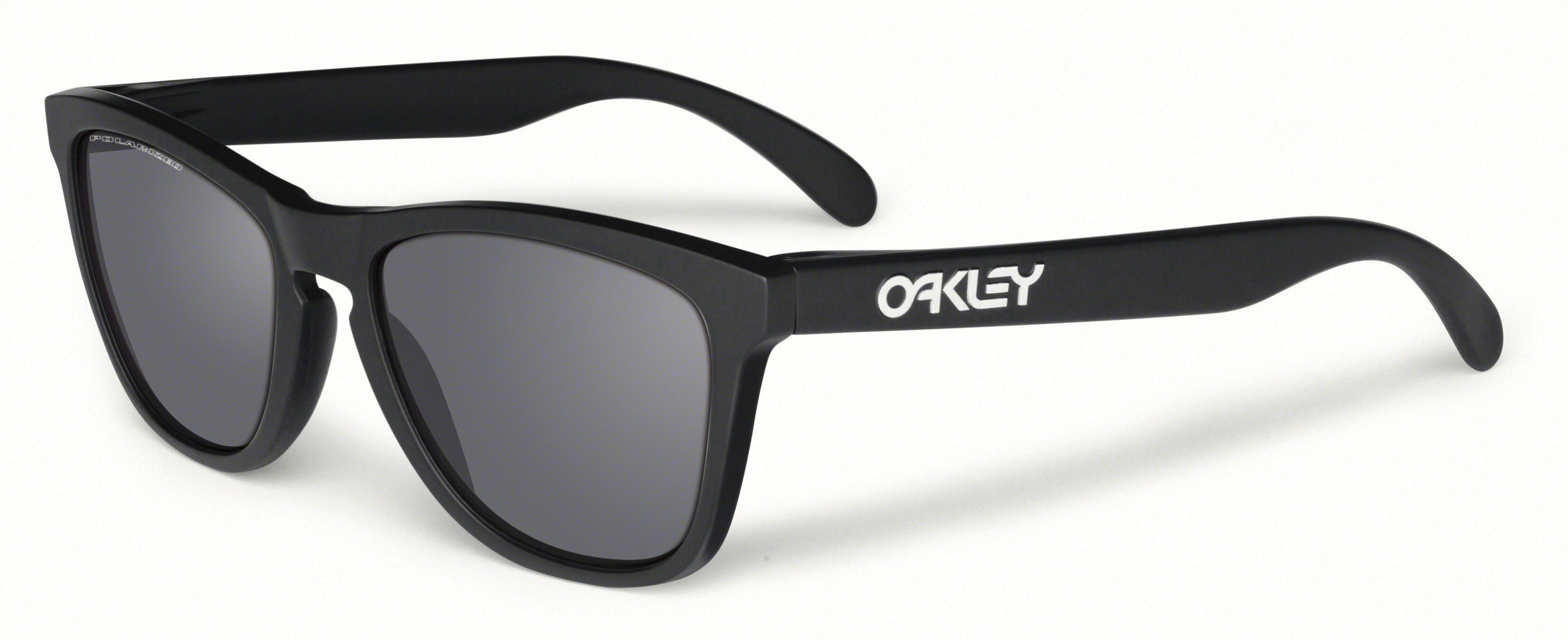 Oakley Solglasögon Frogskins Matte Black Lens Black Iridium Polarized