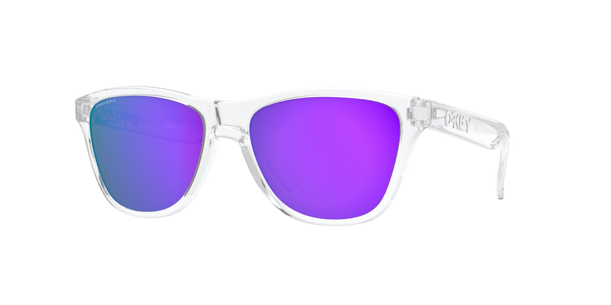 Oakley Solglasögon Frogskins XS Pol Clear W/Prizm Violet