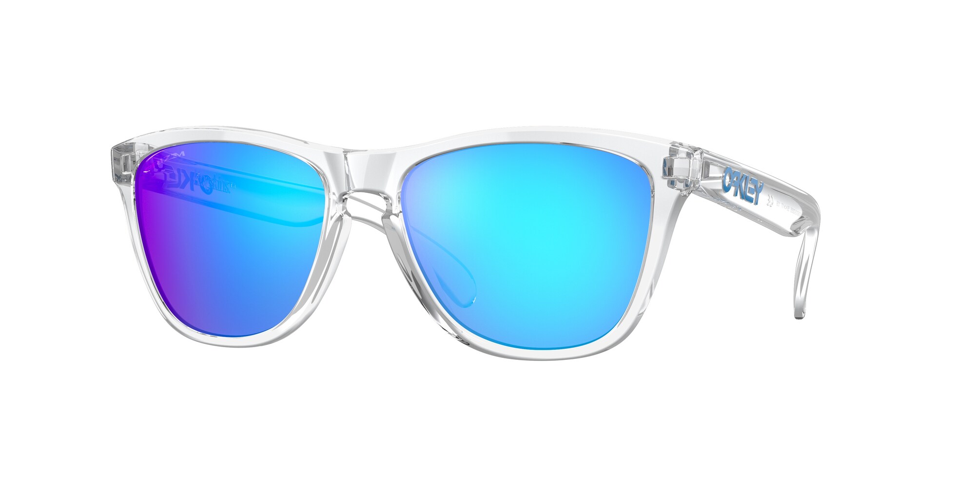 Oakley Solglasögon Frogskins Crystal Clear W/Prizm Sapph