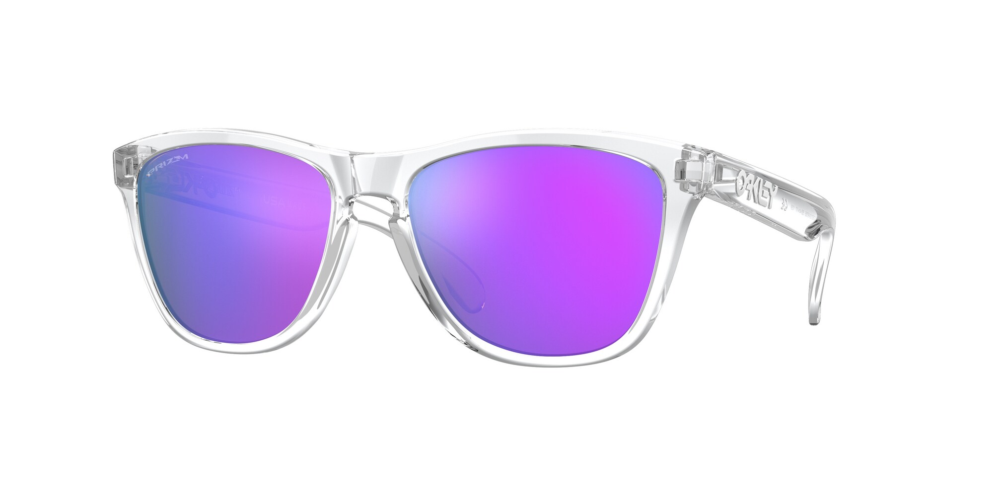 Oakley Solglasögon Frogskins Pol Clear W/Prizm Violet