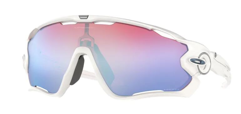 Oakley Solglasögon Jawbreaker Polished White Prizm Sapphire Snow