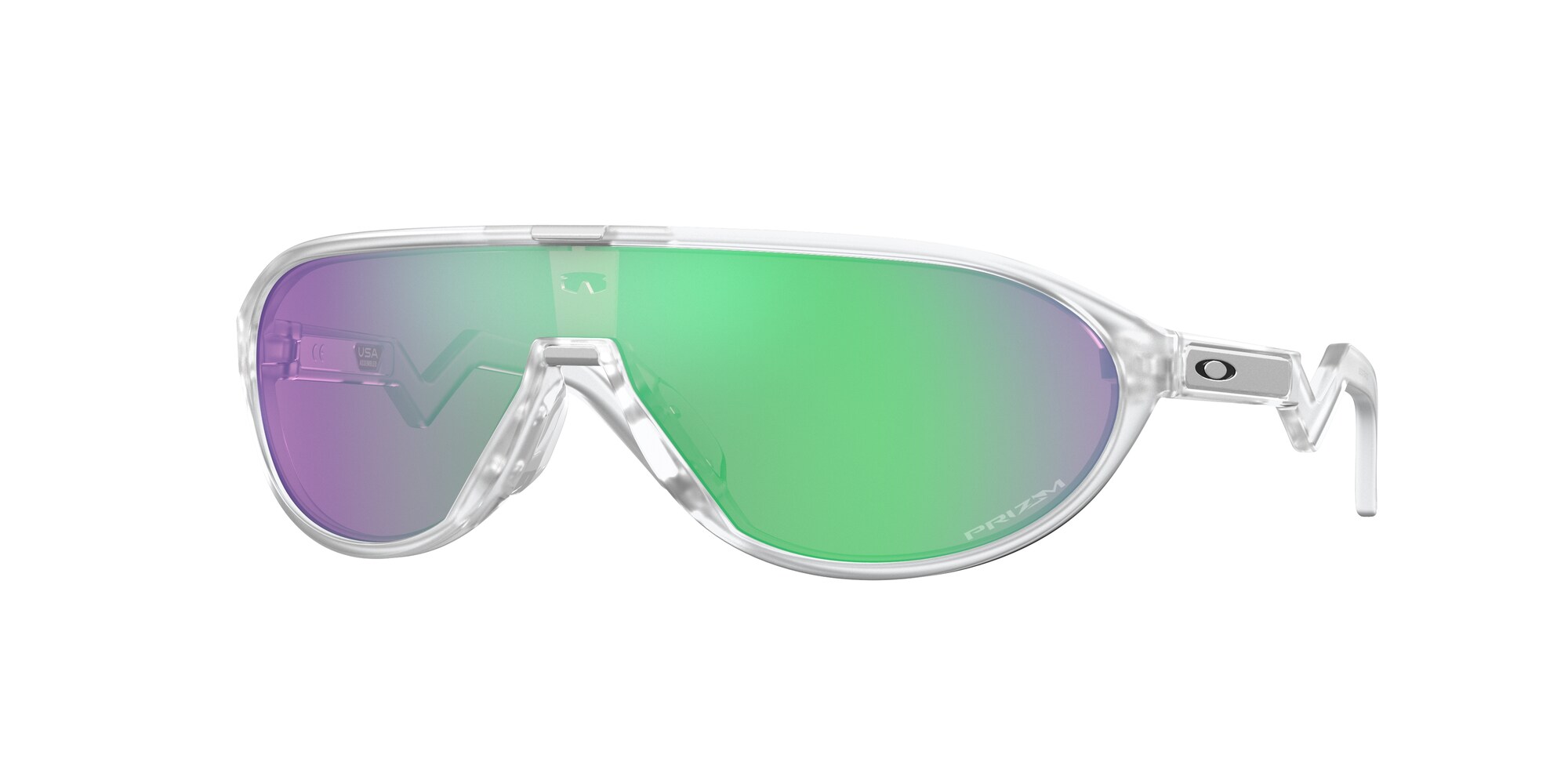 Oakley Solglasögon Cmdn Matte Clear W/Prizm Road Jade