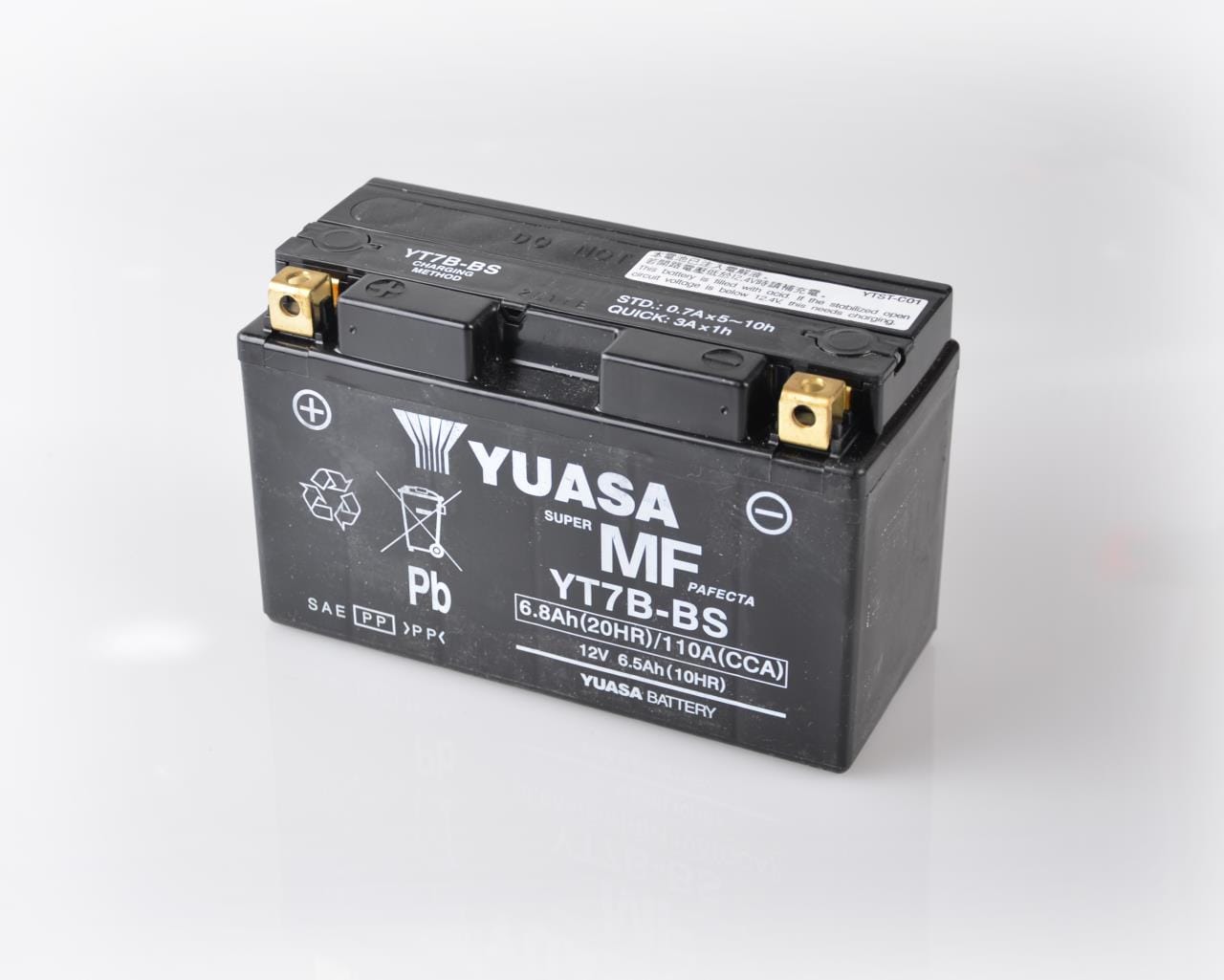Batteri Yuasa 12 V - 6,8 Ah Rotax