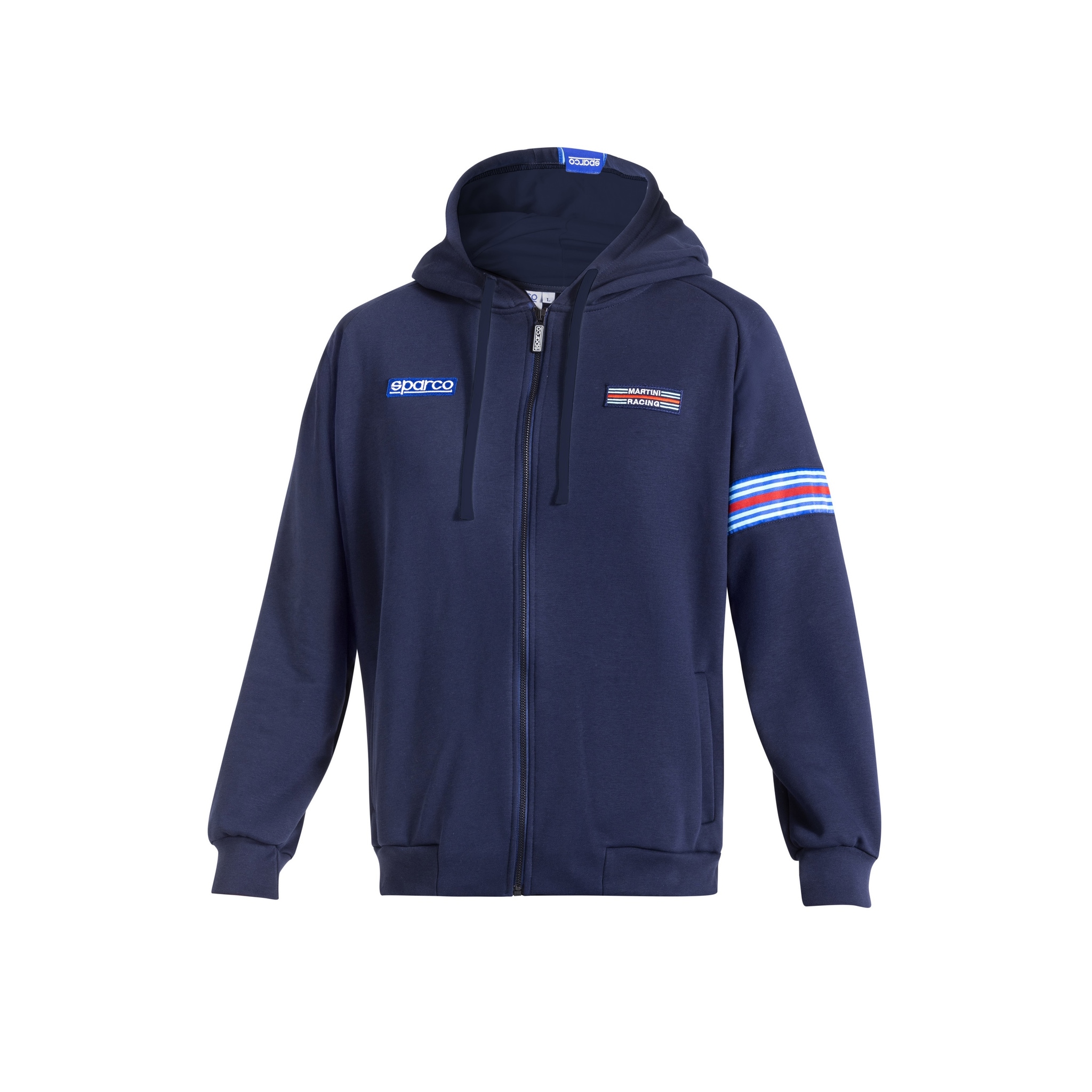 Hoodie Sparco Martini Racing Blå