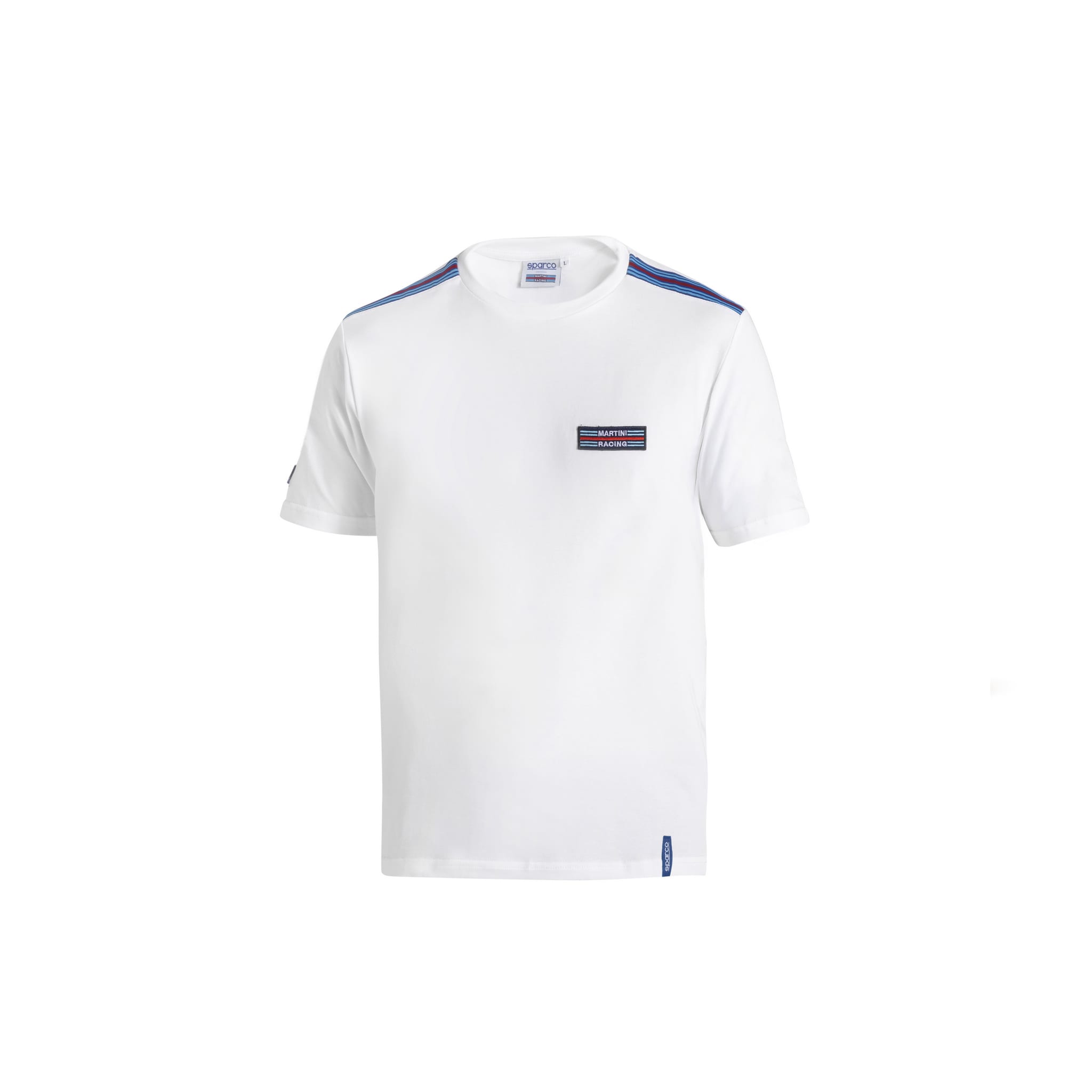 T-shirt Sparco Martini Racing Top Stripes Vit