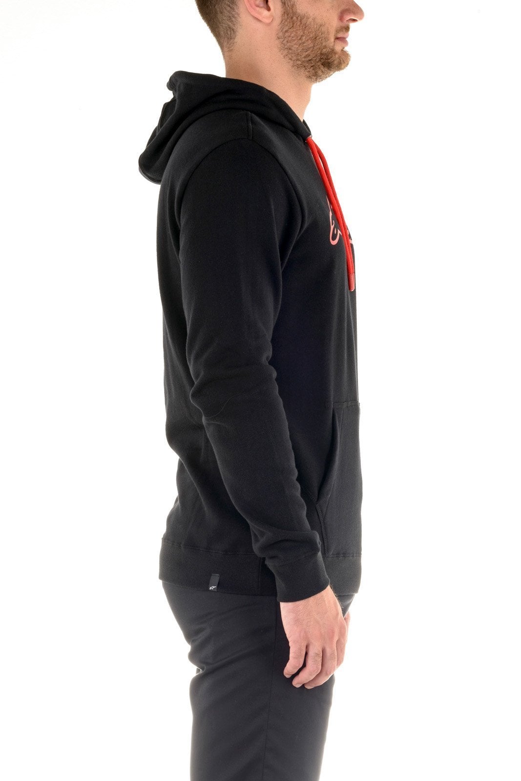 Hoodie Alpinestars Blaze Svart/Röd