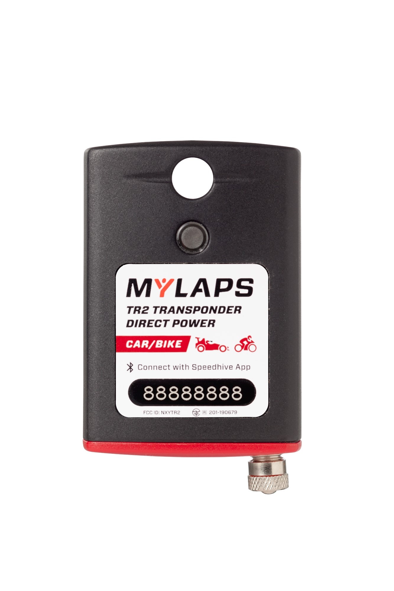 Transponder MyLaps TR2 Bil/MC Direct Power 2år