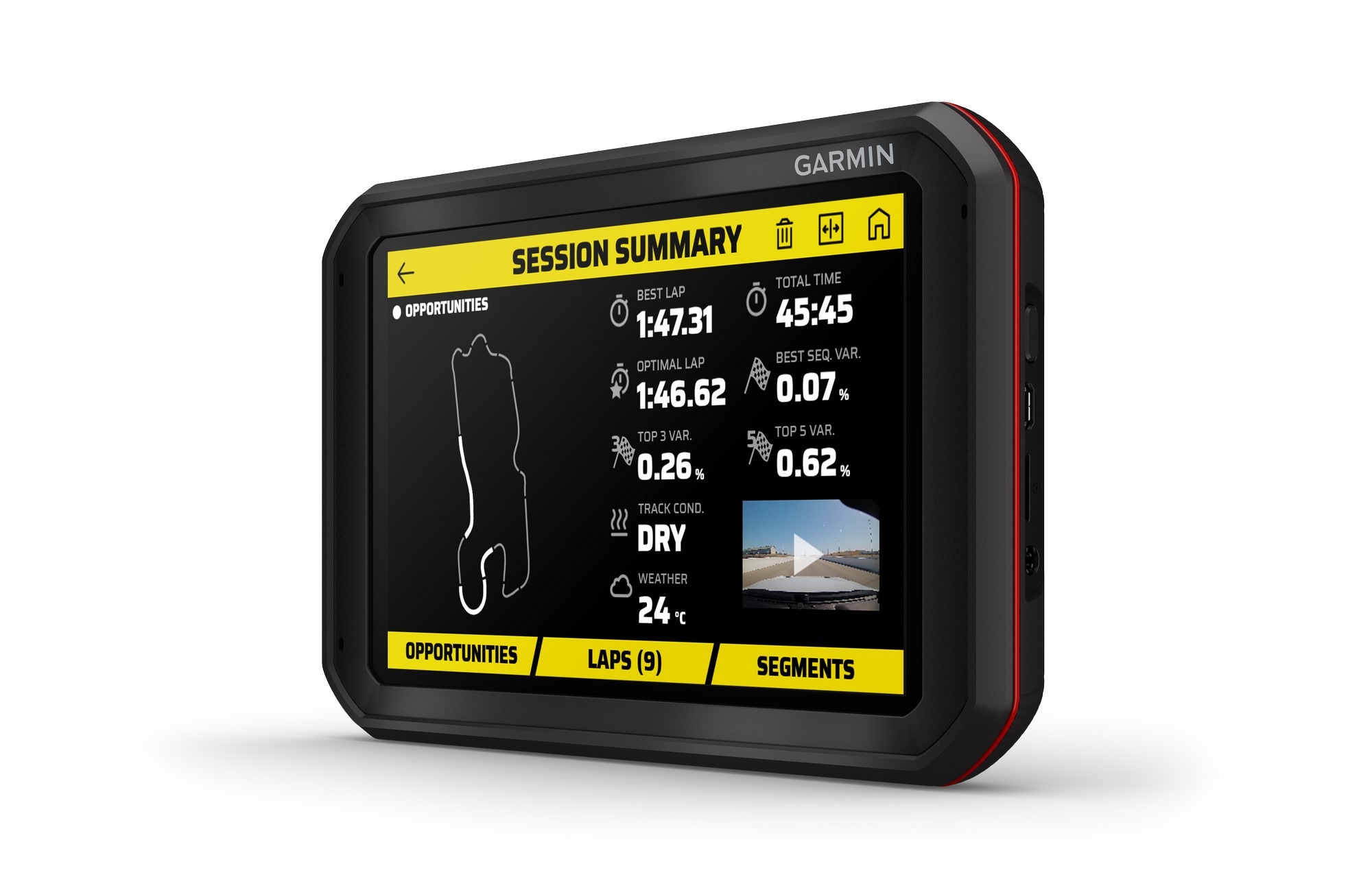 Garmin Catalyst Körprestationshjälp