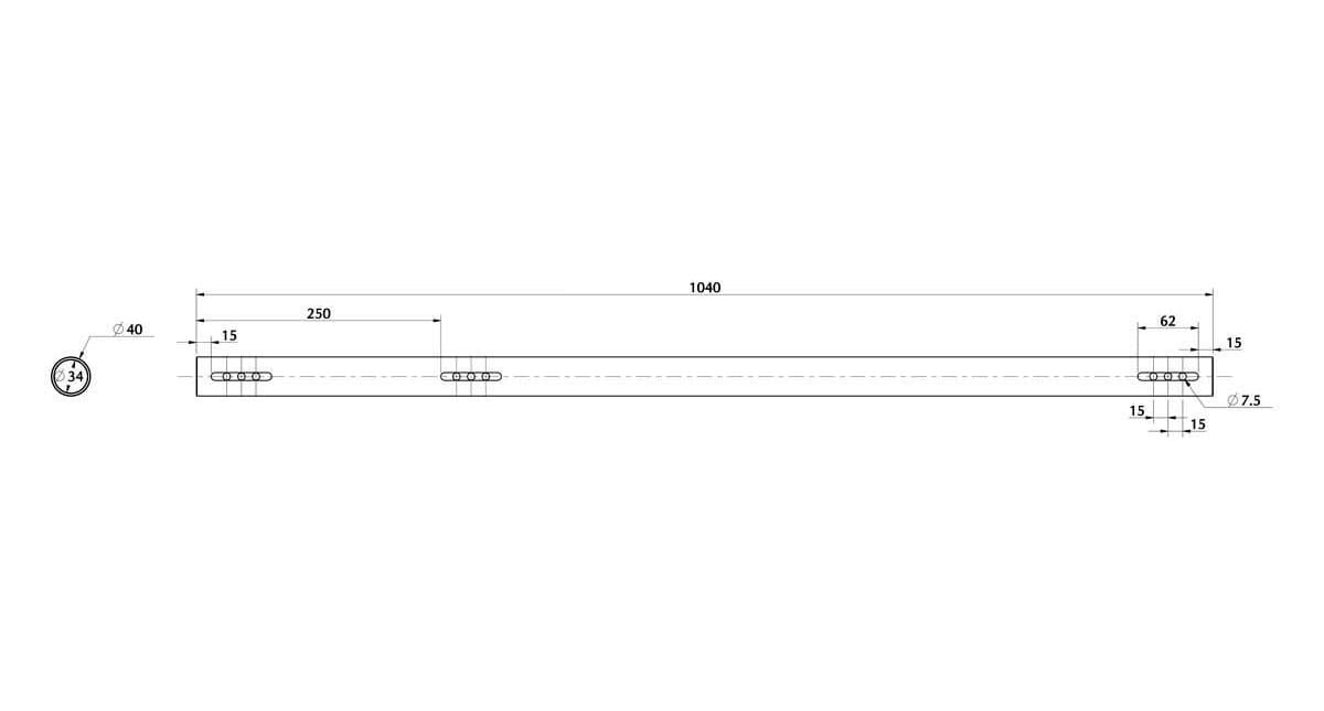 Bakaxel DD2 Universal 40x1040mm Medium