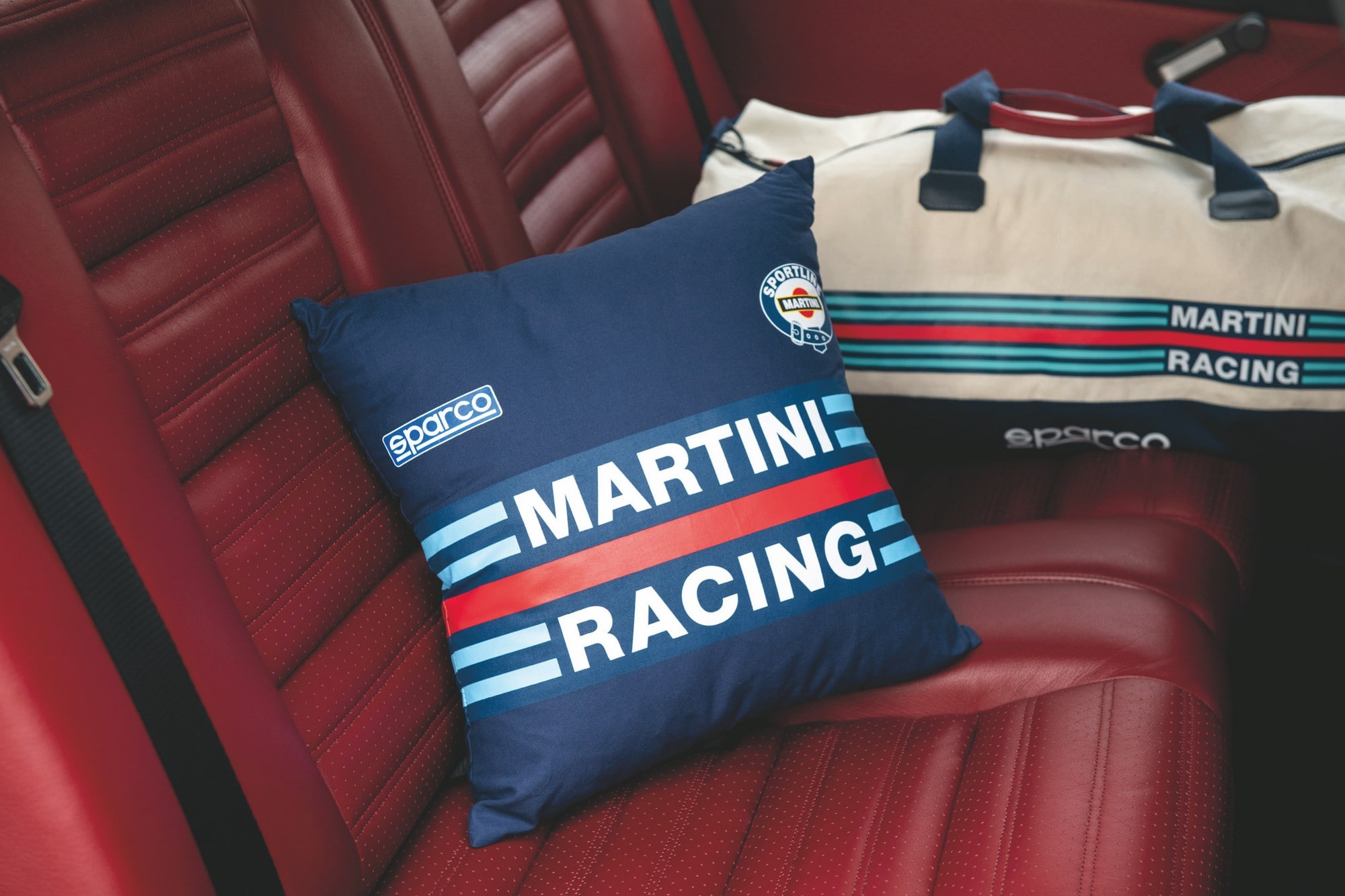 Kudde Sparco Martini Racing 40x40 Blå