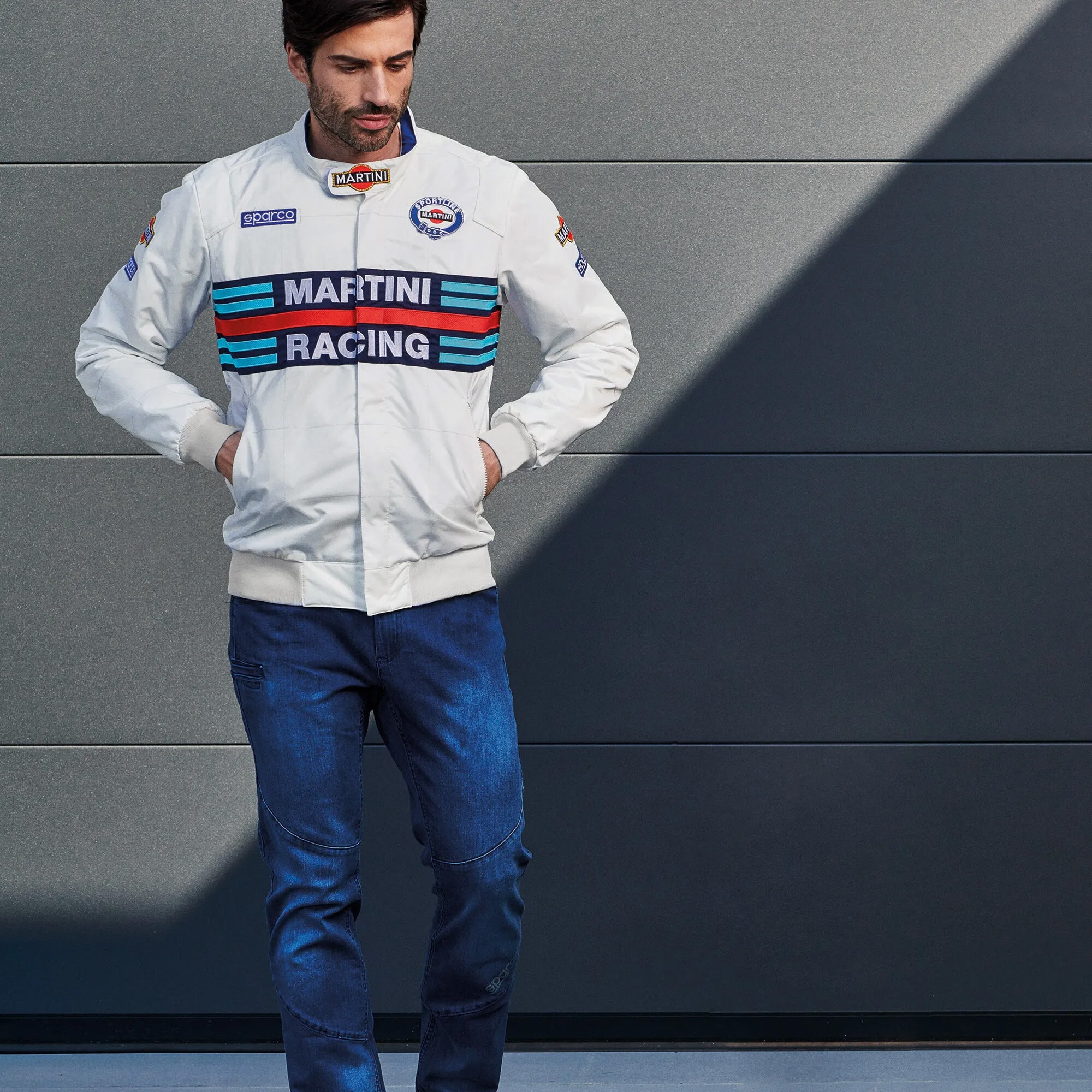 Jacka Martini Racing Bomber Vit