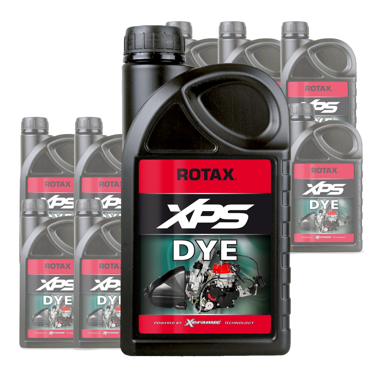 XPS® Rotax Helsyntetisk 2-taktsolja DYE 12-Pack Deal